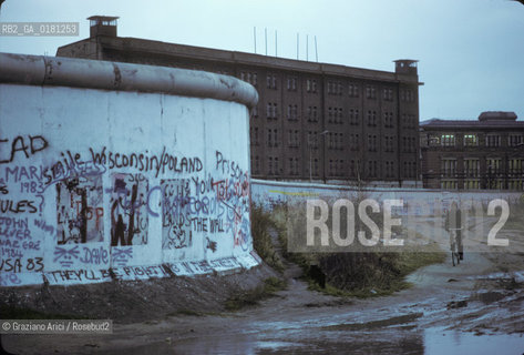 (GERMANIA) BERLINO 1984 : IL MURO A POTZDAMER PLATZ    - ©Graziano Arici/Rosebud2 / GEO
