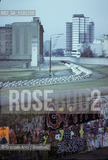 (GERMANIA) BERLINO 1984 : IL MURO A POTZDAMER PLATZ    - ©Graziano Arici/Rosebud2 / GEO