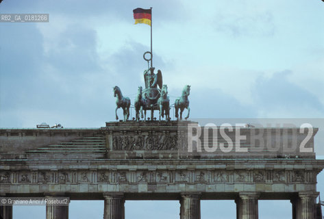 (GERMANIA) BERLINO EST 1984 : LA PORTA DI BRANDEBURGO    - ©Graziano Arici/Rosebud2 / GEO