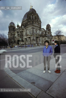 (GERMANIA) BERLINO EST 1984 : IL DUOMO E LA MARX-ENGELS-PLATZ    - ©Graziano Arici/Rosebud2 / GEO