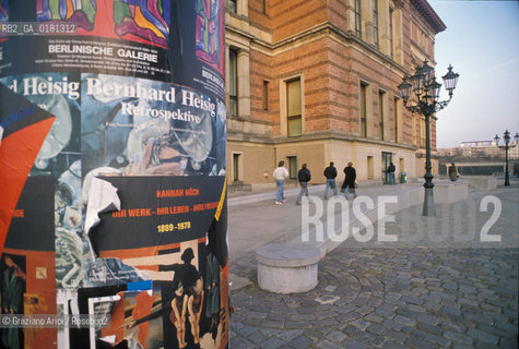 (GERMANIA) BERLINO 1989 : IL MARTIN GROPIUS BAU : MOSTRA METROPOLIS  - ©Graziano Arici/Rosebud2 / GEO / MUSEO