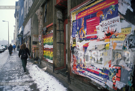 (GERMANIA) BERLINO 1989 : QUARTIERE KREUZBERG  - ©Graziano Arici/Rosebud2 / GEO /