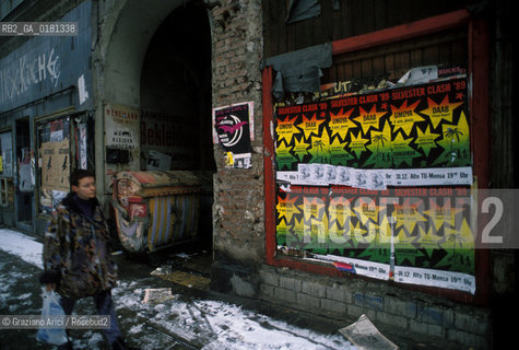 (GERMANIA) BERLINO 1989 : QUARTIERE KREUZBERG  - ©Graziano Arici/Rosebud2 / GEO /