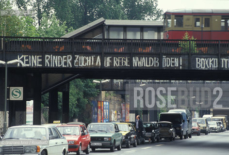 (GERMANIA) BERLINO 1989 : QUARTIERE KREUZBERG  - ©Graziano Arici/Rosebud2 / GEO /