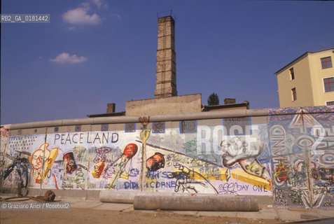 (GERMANIA) BERLINO 1991 : IL MURO A POTZDAMER PLATZ    - ©Graziano Arici/Rosebud2 / GEO