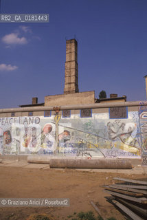 (GERMANIA) BERLINO 1991 : IL MURO A POTZDAMER PLATZ    - ©Graziano Arici/Rosebud2 / GEO