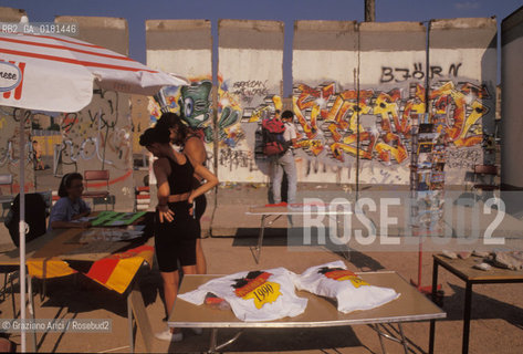 (GERMANIA) BERLINO 1991 :LA ZONA DEL MURO A POTZDAMER PLATZ    - ©Graziano Arici/Rosebud2 / GEO