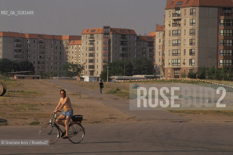 (GERMANIA) BERLINO 1991 :LA ZONA DEL MURO A POTZDAMER PLATZ    - ©Graziano Arici/Rosebud2 / GEO