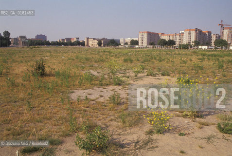 (GERMANIA) BERLINO 1991 :LA ZONA DEL MURO A POTZDAMER PLATZ   - ©Graziano Arici/Rosebud2 / GEO