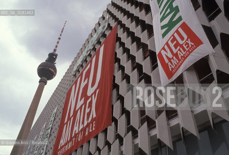 (GERMANIA) BERLINO 1991 : ALEXANDERPLATZ    - ©Graziano Arici/Rosebud2 / GEO