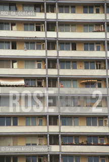 (GERMANIA) BERLINO 1991  : CASE NELLA ZONA EST    - ©Graziano Arici/Rosebud2 / GEO
