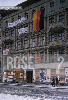 (GERMANIA) BERLINO EST 1989  : CASE OCCUPATE  - ©Graziano Arici/Rosebud2 / GEO
