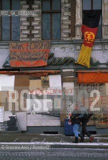 (GERMANIA) BERLINO EST 1989  : CASE OCCUPATE  - ©Graziano Arici/Rosebud2 / GEO