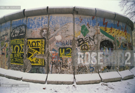 (GERMANIA) BERLINO 1989  :IL MURO  - ©Graziano Arici/Rosebud2 / GEO / GRAFFITI
