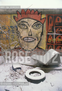 (GERMANIA) BERLINO 12/12/1989  :IL MURO  - ©Graziano Arici/Rosebud2 / GEO / GRAFFITI