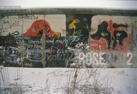 (GERMANIA) BERLINO 12/12/1989  :IL MURO - ©Graziano Arici/Rosebud2 / GEO / GRAFFITI
