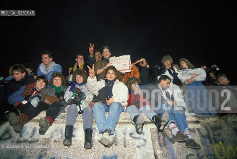 (GERMANIA) BERLINO 12/12/1989  :IL MURO -  ©Graziano Arici/Rosebud2 / GEO
