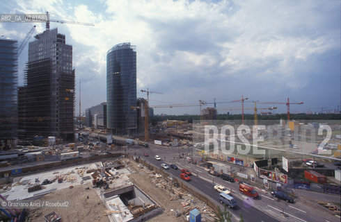 (GERMANIA) BERLINO 1999 : POTZDAMER PLATZ  - ©Graziano Arici/Rosebud2 / GEO / ARCHITETTURA MODERNA / CONTENPORANEA