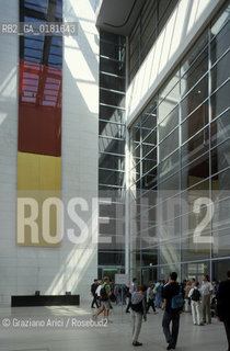 (GERMANIA) BERLINO 1999 : LATRIO DEL REICHSTAG DI NORMAN FOSTER  - ©Graziano Arici/Rosebud2 / GEO / ARCHITETTURA MODERNA / CONTENPORANEA