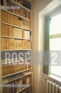 (GERMANIA) BERLINO1991 :BERTOLD BRECHT HAUS - LO STUDIO DI BERTOLD BRECHT - ©Graziano Arici/Rosebud2 / GEO / LETTERATURA