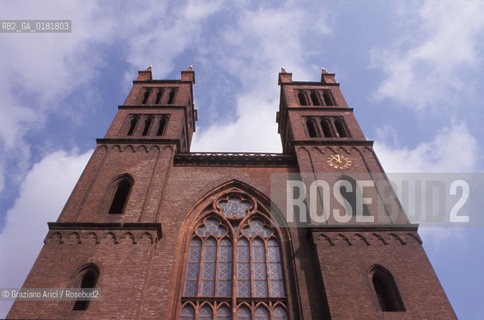 (GERMANIA) BERLINO 1999  : LA FRIEDRICH WEDERSCHE KIRCHE   - ©Graziano Arici/Rosebud2 / GEO /ARCHITETTURA / SCHINKEL