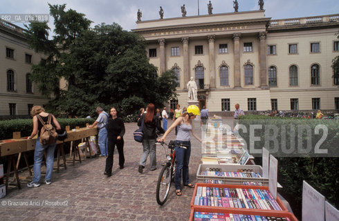 (GERMANIA) BERLINO 1999 : UNIVERSITA HUMBOLD  - ©Graziano Arici/Rosebud2 / GEO
