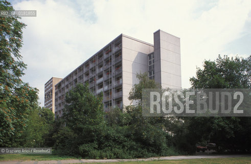 (GERMANIA) BERLINO 1999 : QUARTIERE HANSAVIERTEL  - ©Graziano Arici/Rosebud2 / GEO / ARCHTETTURA CONTEMPORANEA /