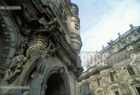 GERMANIA (SASSONIA) DRESDA : SCORCIO DEL CASTELLO - © 1994 Graziano Arici/Rosebud2 / GEO / BAROCCO