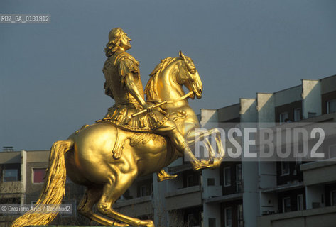 GERMANIA (SASSONIA) DRESDA :  MONUMENTO AD AUGUSTO IL FORTE - © 1994 Graziano Arici/Rosebud2 / GEO / STATUA EQUESTRE