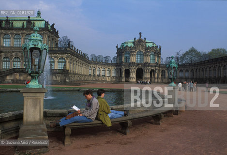 GERMANIA (SASSONIA) DRESDA : IL CORTILE DELLO ZWINGER  - © 1994 Graziano Arici/Rosebud2 / GEO / BAROCCO