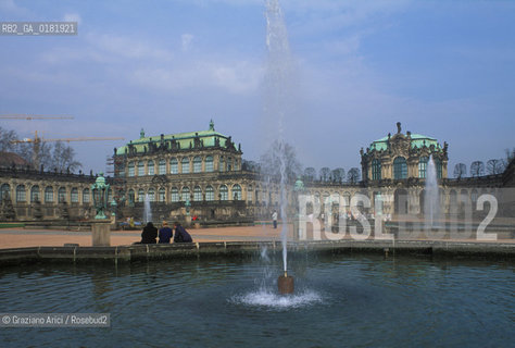 GERMANIA (SASSONIA) DRESDA : IL CORTILE DELLO ZWINGER  - © 1994 Graziano Arici/Rosebud2 / GEO / BAROCCO / FONTANA