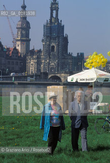 GERMANIA (SASSONIA) DRESDA : MANIFESTAZIONE SPORTIVA SULLELBA  - © 1994 Graziano Arici/Rosebud2 / GEO
