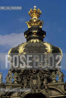 GERMANIA (SASSONIA) DRESDA : DECORAZIONI DELLO ZWINGER  - © 1994 Graziano Arici/Rosebud2 / GEO / BAROCCO / PORTA DELLA CORONA