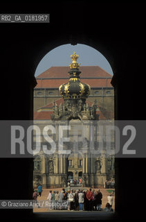 GERMANIA (SASSONIA) DRESDA : IL CORTILE DELLO ZWINGER  - © 1994 Graziano Arici/Rosebud2 / GEO / BAROCCO
