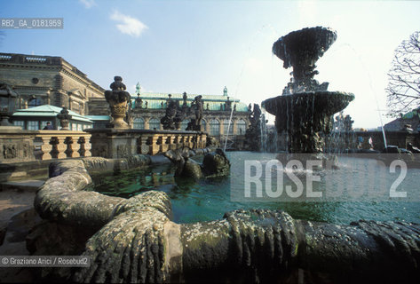 GERMANIA (SASSONIA) DRESDA : IL CORTILE DELLO ZWINGER  - © 1994 Graziano Arici/Rosebud2 / GEO / BAROCCO / FONTANA