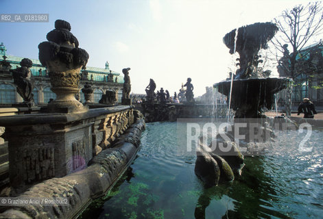 GERMANIA (SASSONIA) DRESDA : IL CORTILE DELLO ZWINGER  - © 1994 Graziano Arici/Rosebud2 / GEO / BAROCCO / FONTANA