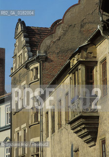 GERMANIA (TURINGIA) ERFURT :  UNA CASA DEL CENTRO STORICO - © 1994 Graziano Arici/Rosebud2 / GEO