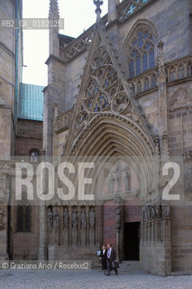 GERMANIA (TURINGIA) ERFURT : IL DUOMO - PORTALE - © 1994 Graziano Arici/Rosebud2 / GEO