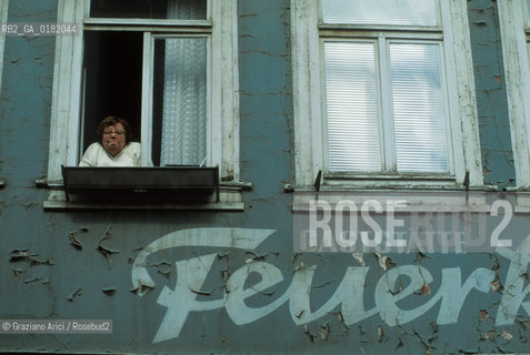 GERMANIA (TURINGIA) ERFURT :CASA DEL CENTRO STORICO  - © 1994 Graziano Arici/Rosebud2 / GEO