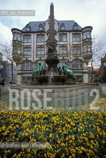 GERMANIA (TURINGIA) ERFURT : UNA CASA SULLANGER  - © 1994 Graziano Arici/Rosebud2 / GEO