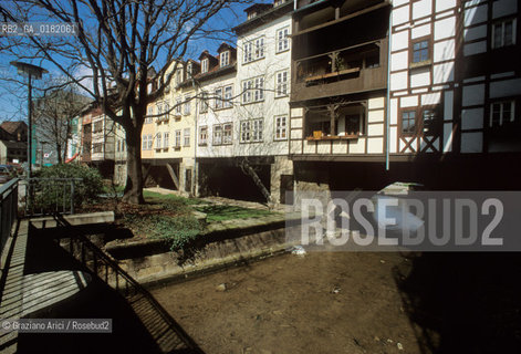 GERMANIA (TURINGIA) ERFURT :IL KRAMMEMBRUCKE  - © 1994 Graziano Arici/Rosebud2 / GEO / PONTE