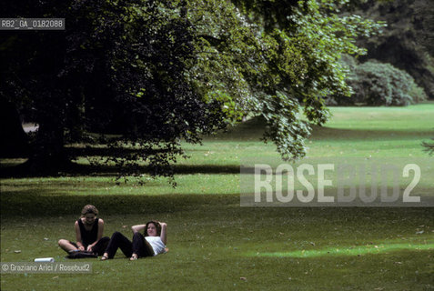 GERMANIA ( BADEN-WURTTEMBERG ) BADEN-BADEN : IL  PARCO DEL LICHTENTALER ALLEE   - © 1996 Graziano Arici/Rosebud2 / GEO /  TERME