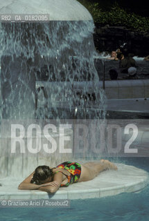 GERMANIA ( BADEN-WURTTEMBERG ) BADEN-BADEN : LE TERME CARACALLA    - © 1996 Graziano Arici/Rosebud2 / GEO /  TERME / ACQUA