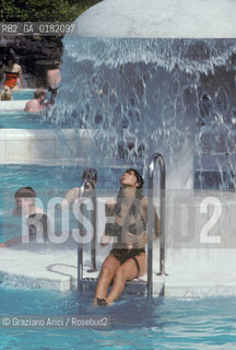 GERMANIA ( BADEN-WURTTEMBERG ) BADEN-BADEN : LE TERME CARACALLA    - © 1996 Graziano Arici/Rosebud2 / GEO /  TERME / ACQUA