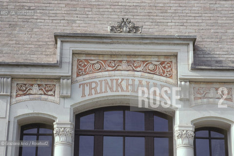 GERMANIA ( BADEN-WURTTEMBERG ) BADEN-BADEN : LA TRINKHALLE   - © 1996 Graziano Arici/Rosebud2 / GEO /  TERME