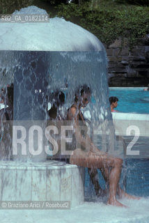 GERMANIA ( BADEN-WURTTEMBERG ) BADEN-BADEN : LE TERME CARACALLA    - © 1996 Graziano Arici/Rosebud2 / GEO /  TERME / ACQUA