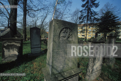 GERMANIA ( SASSONIA ) GOERLITZ : LANTICO CIMITERO EBRAICO    © 1996 Graziano Arici/Rosebud2 / EBREI /  GEO