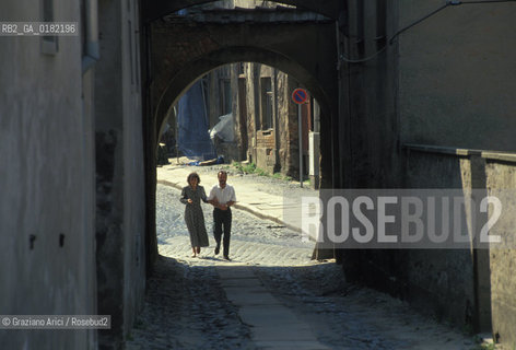 GERMANIA ( SASSONIA ) GOERLITZ : UNA VIA DEL CENTRO STORICO    © 1994 Graziano Arici/Rosebud2 / GEO