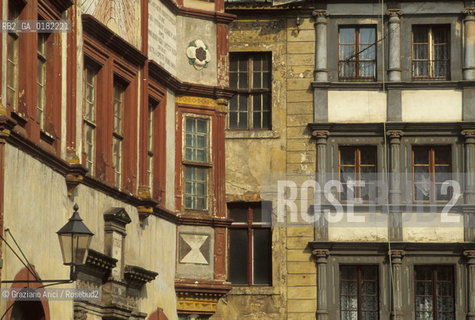 GERMANIA ( SASSONIA ) GOERLITZ : UNA VIA DEL CENTRO STORICO      - UNTERMARKT -© 1994 Graziano Arici/Rosebud2 / GEO