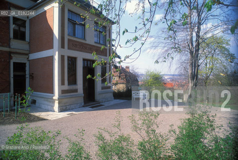 GERMANIA (TURINGIA) WEIMAR  :CASA DI FRIEDRICH NIETZSCHE - NIETZSCHE ARCHIV  - © 1994 Graziano Arici/Rosebud2 / GEO / LETTERATURA